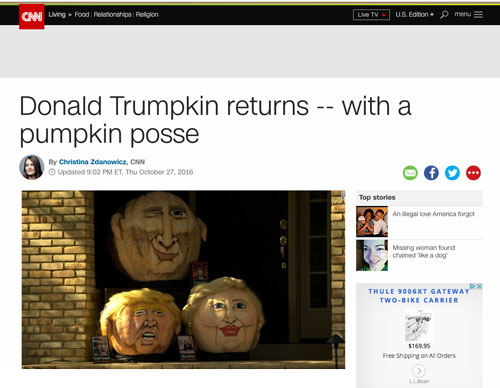 CNN Celebrity Pumpkins