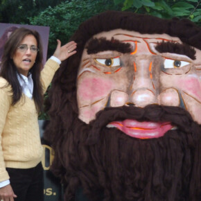 2007 Hagrid from Harry Potter 701 lbs. at the Ohio Governor's Mansion