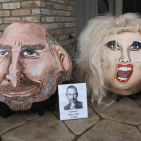 2011 iCons Steve Jobs 175 lb. & Lady Gaga 170 lbs.