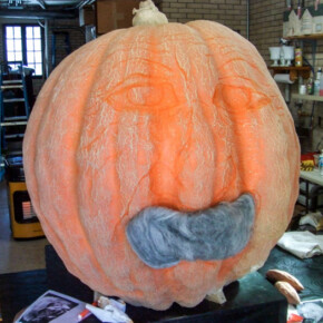 Placing Facial Features on Pumpkinstein