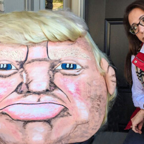 2015 'Make Pumpkins Great Again' Donald TrumpKin 374 lbs.